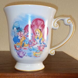 Disney World Alice In Wonderland Mad Hatter Ceramic Tea Coffee Mug Cup